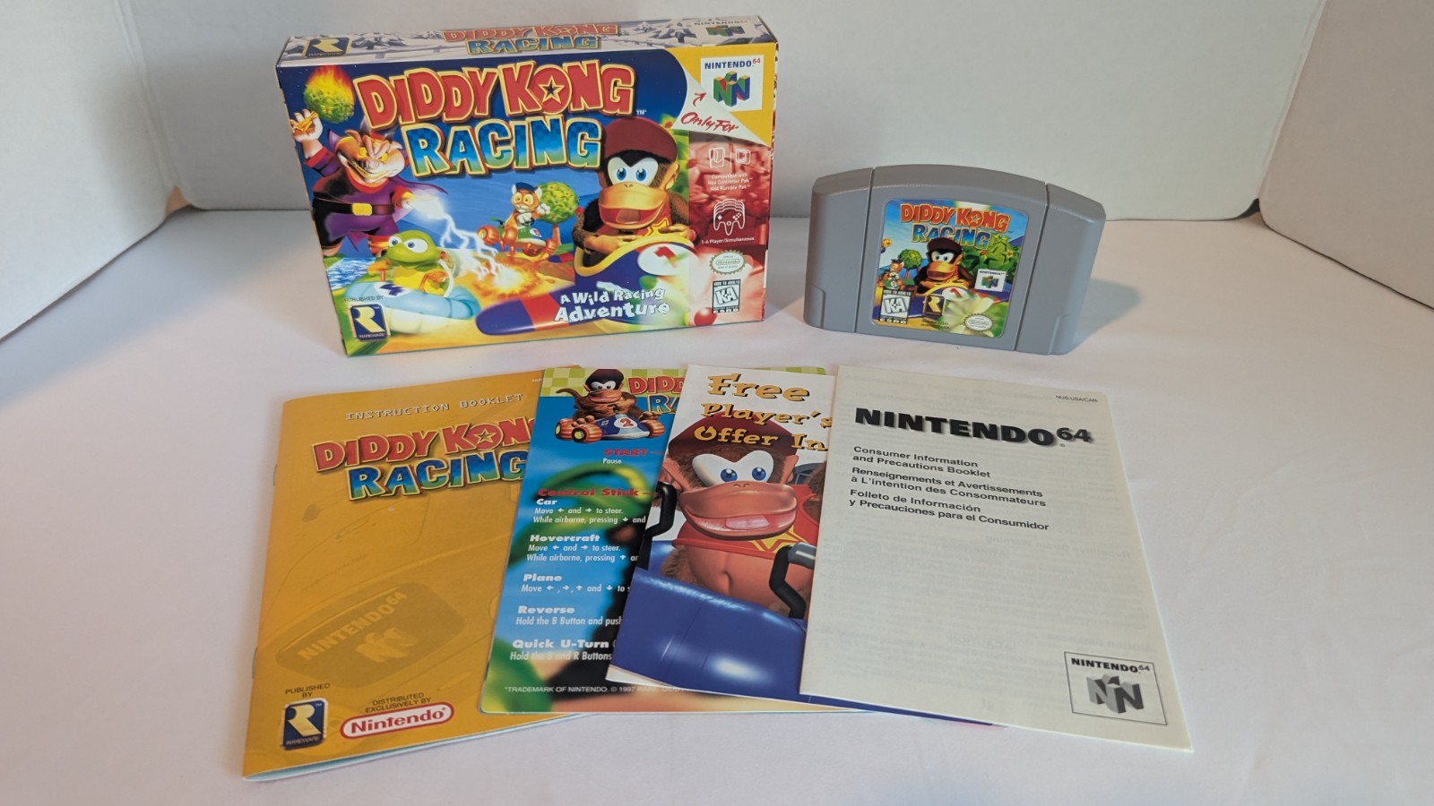 Diddy Kong Racing Complete (Nintendo 64, 1997)