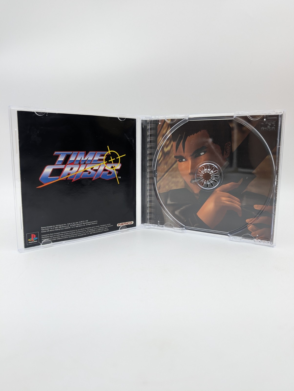Time Crisis Plus Guncon (PS1 PlayStation 1) Big Box – Excellent