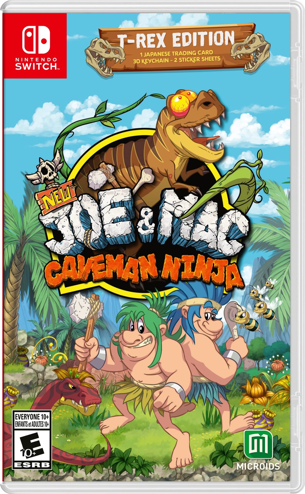 New Joe and Mac: Caveman Ninja T-Rex Edition – Nintendo Switch
