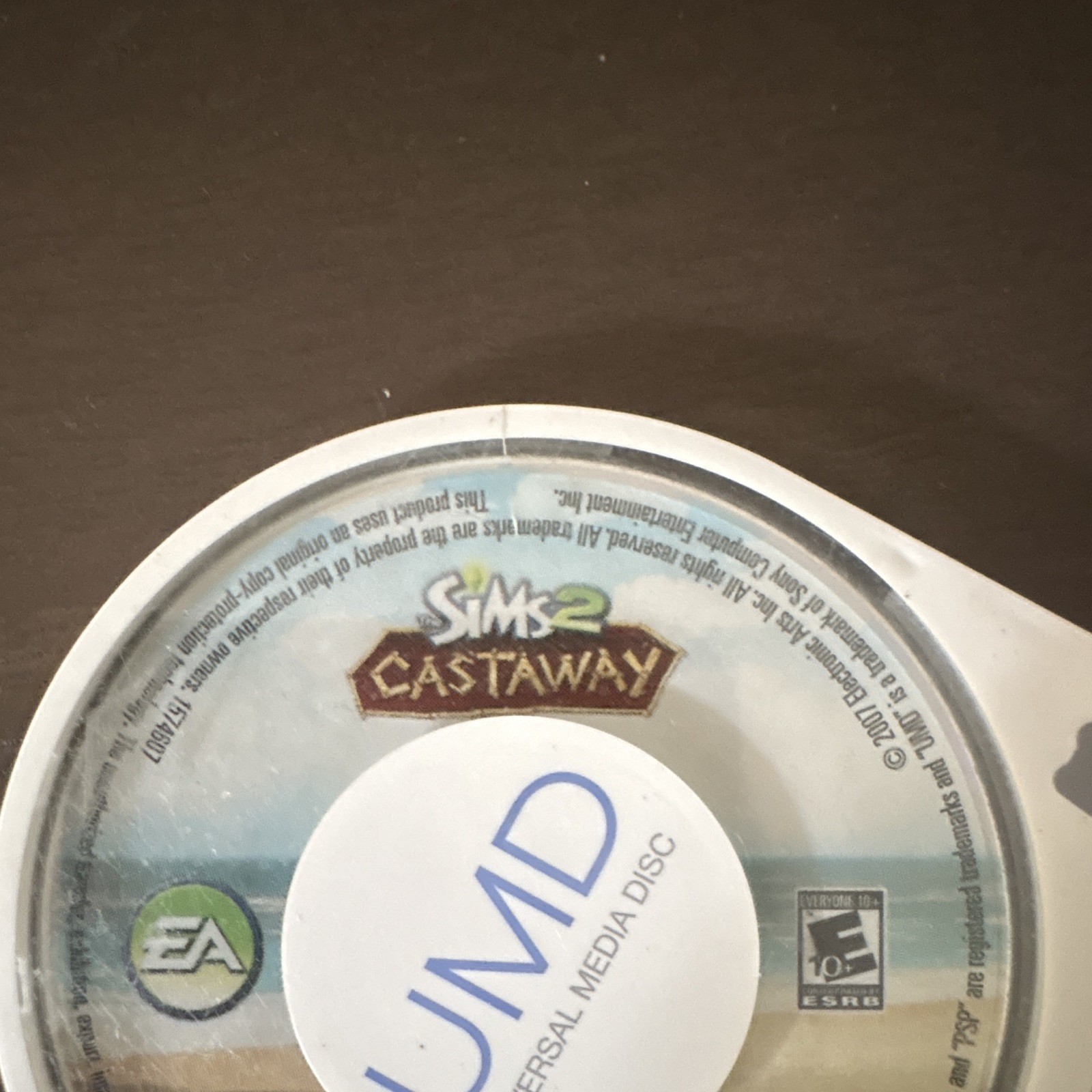 The Sims 2: Castaway Sony PSP EA E10+ 2007 Game The Sims Series