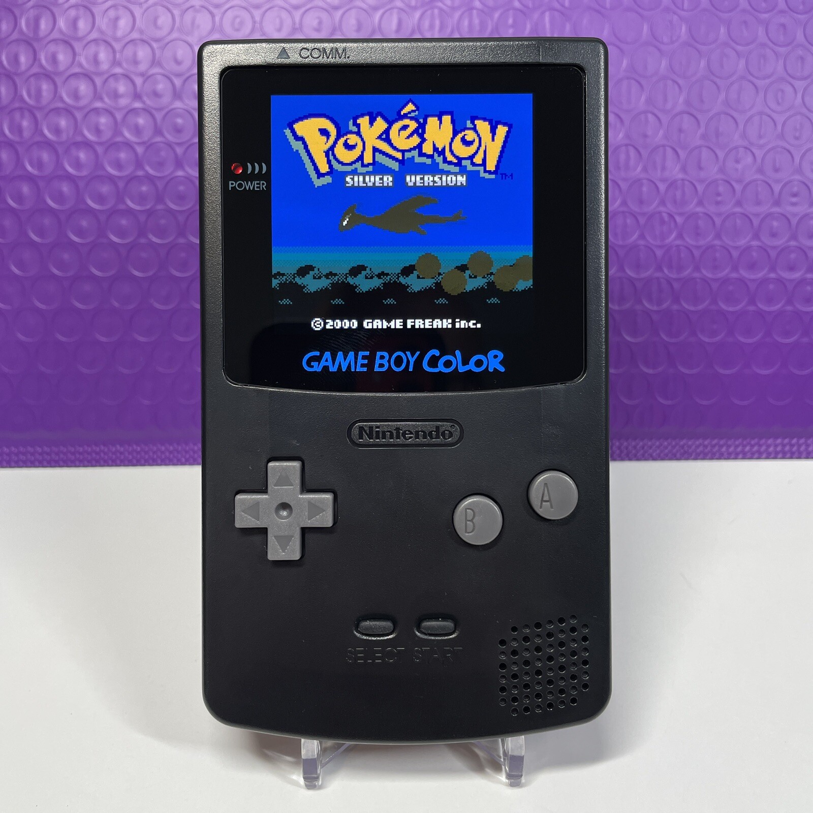 Pokemon Silver Gameboy Color [Authentic – New Save Battery] GBC Cartridge Only