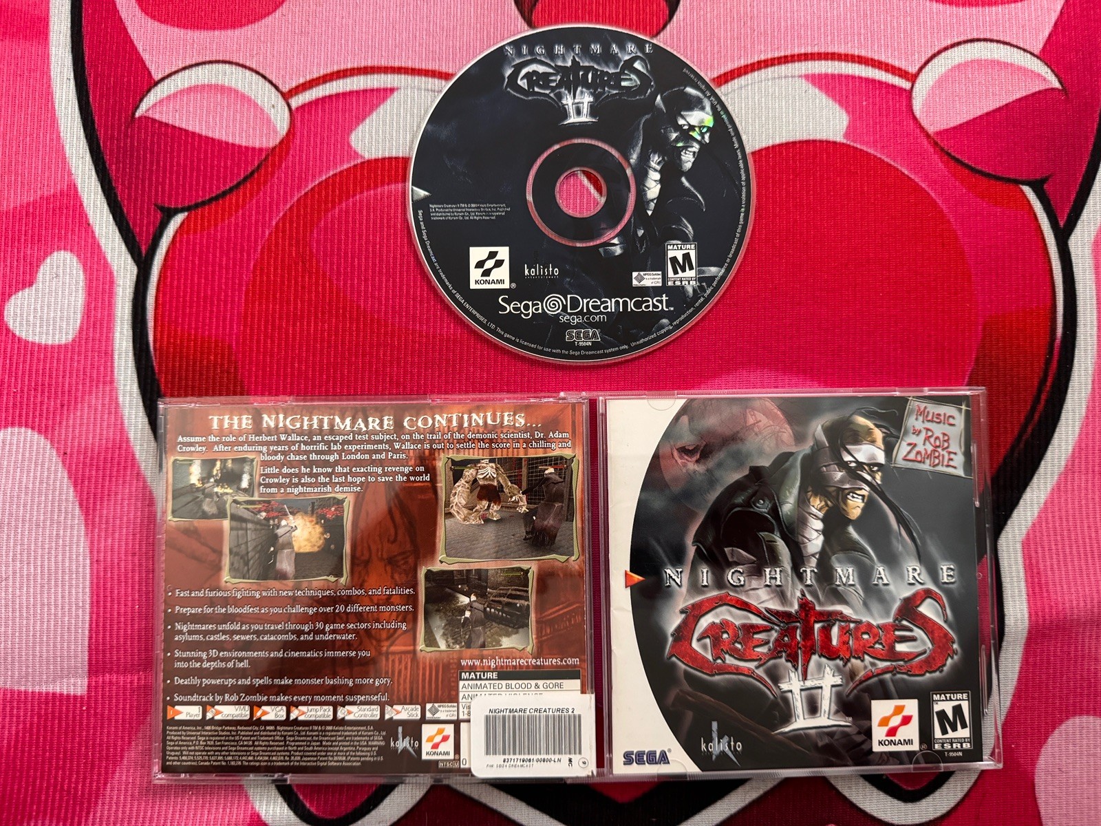 Nightmare Creatures 2 CIB Dreamcast Rare OOP Horror Resident Evil Silent Hill