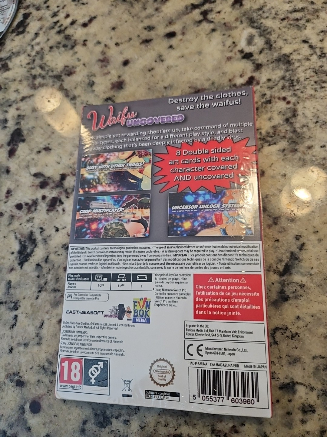 Waifu Uncovered – Nintendo Switch [Anime RPG FunBox Media 8 Characters] NEW