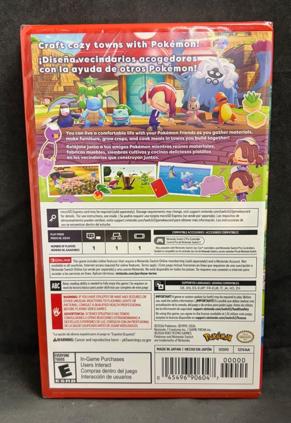 Pokemon Pokopia (Nintendo Switch 2) BRAND NEW