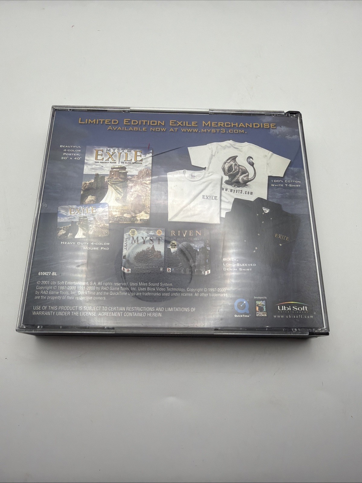 Myst III Exile Windows Mac PC Complete CIB Jewel Case
