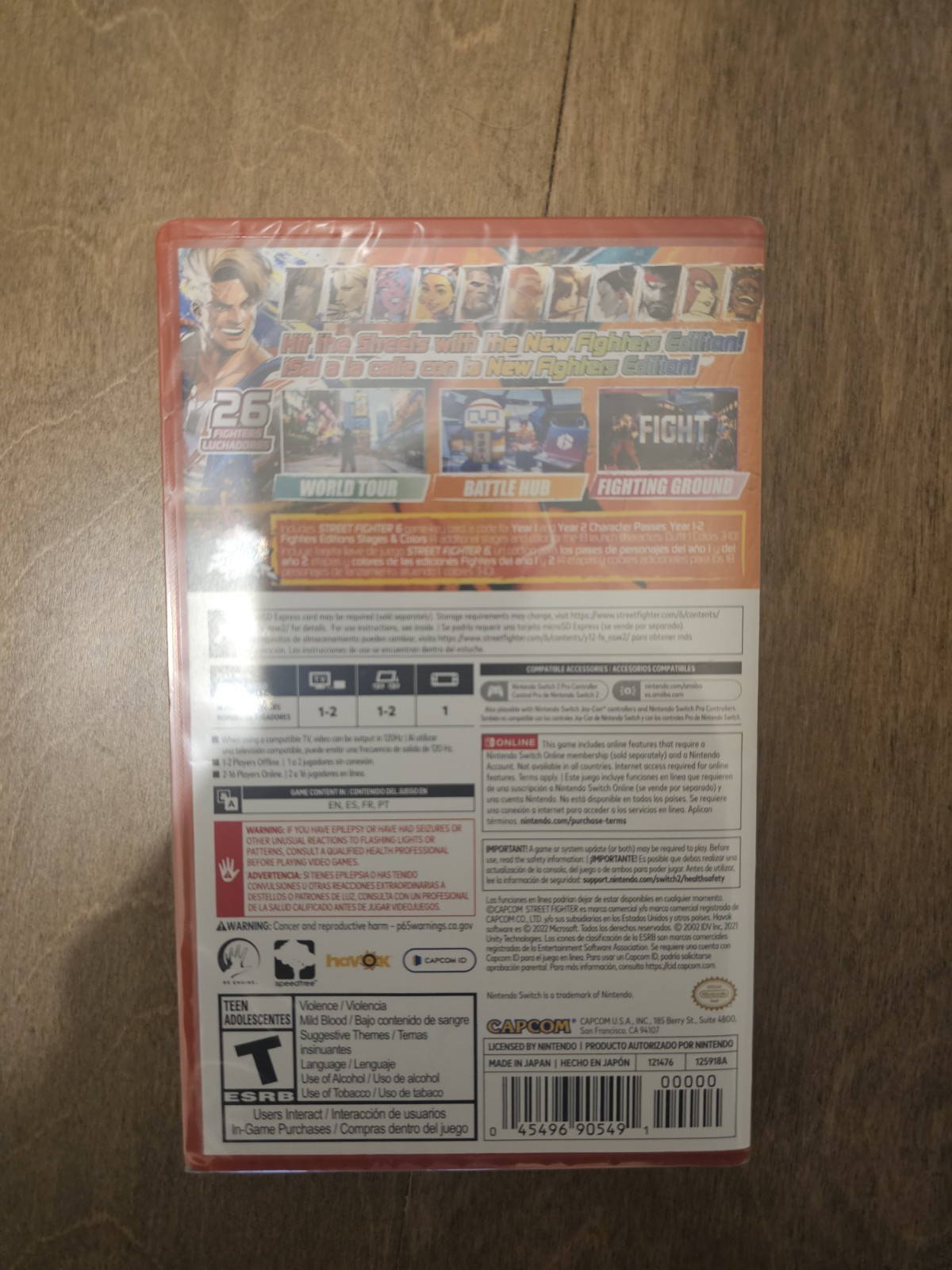 Nintendo Switch 2 Street Fighter Years 1-2 Fighters Edition New