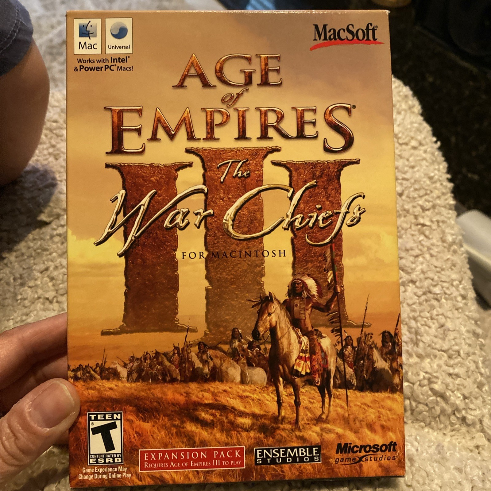 Age Of Empires 3 III The War Chiefs PC CD-ROM Expansion Pack w/ Booklet