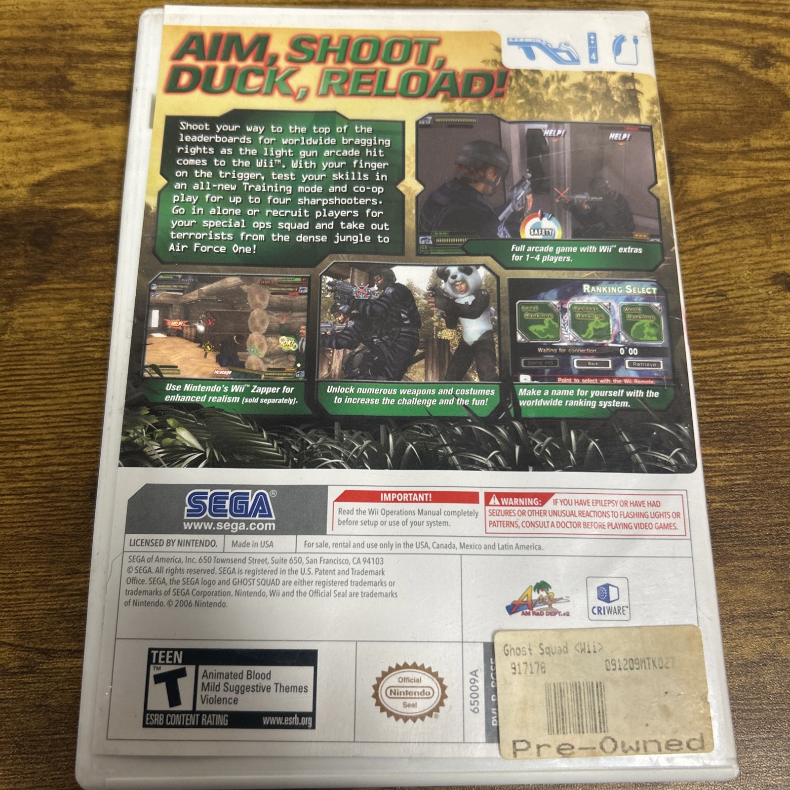 Ghost Squad (Nintendo Wii, 2007)