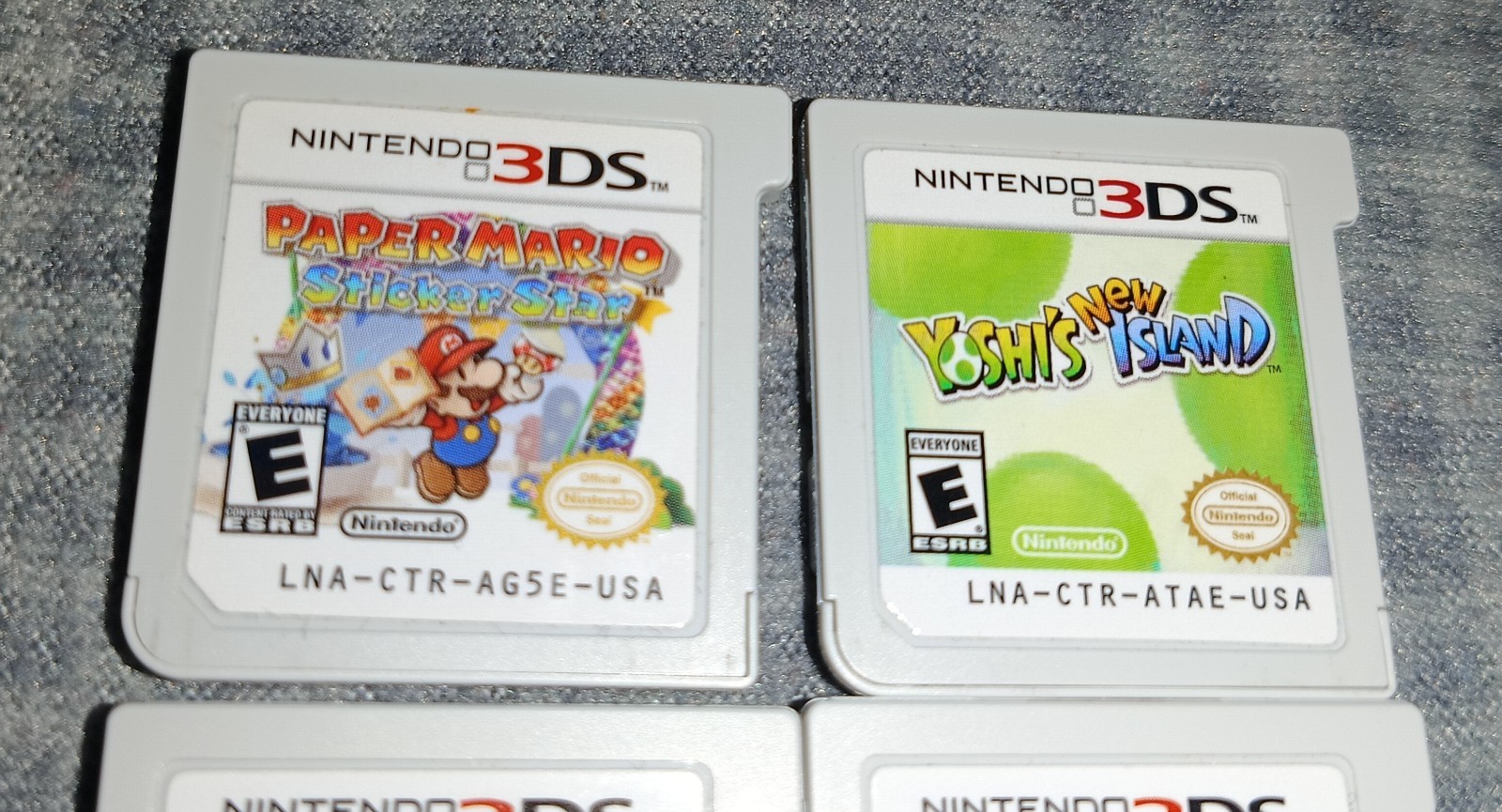 Mario & Luigi Superstar Saga Bowser’s Minions Nintendo 3DS Yoshi’s Golf Paper