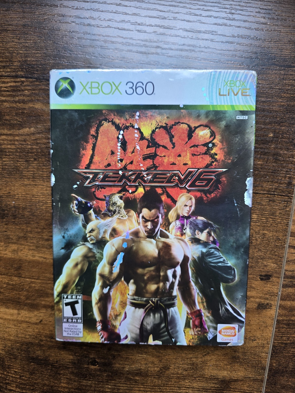 Tekken 6 Microsoft Xbox 360 Sealed With Slip Cover FREE SHIPPING