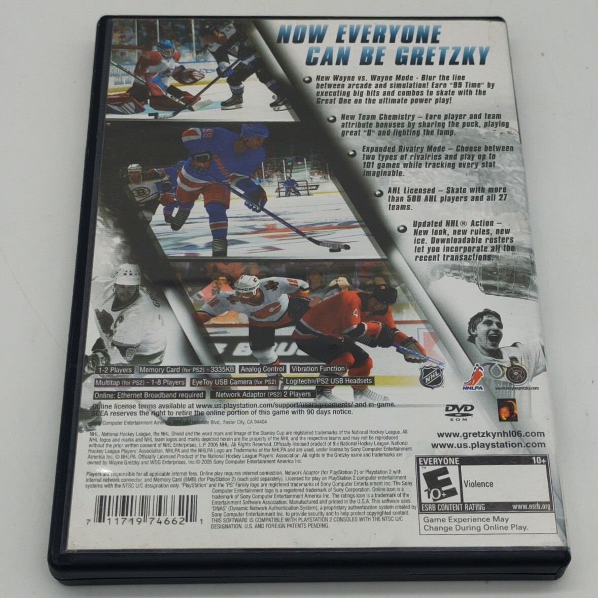 Gretzky NHL 06 Sony PlayStation 2 Complete Tested Resurfaced