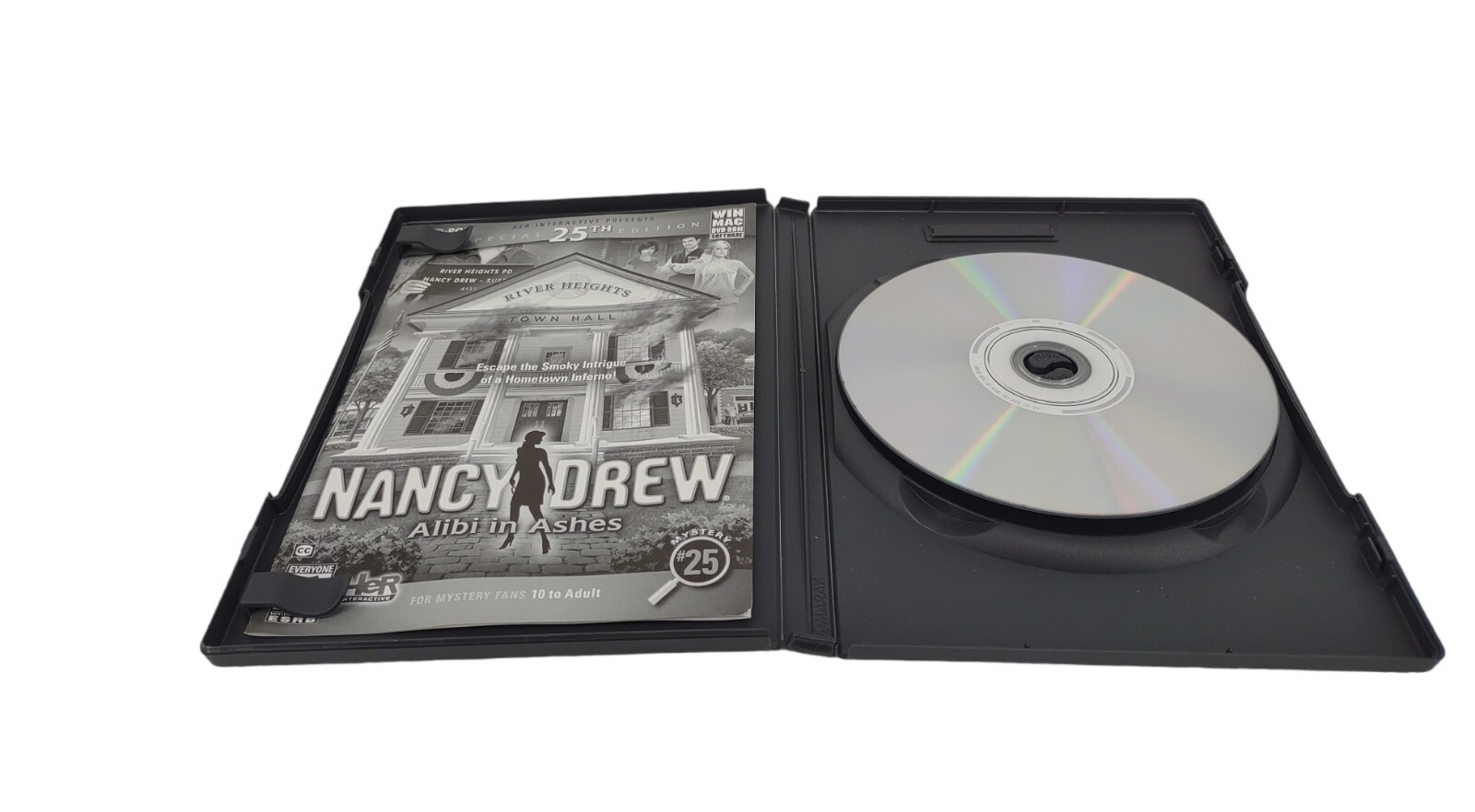 Nancy Drew: Alibi In Ashes #25 (Windows/Mac, 2011) W/booklet
