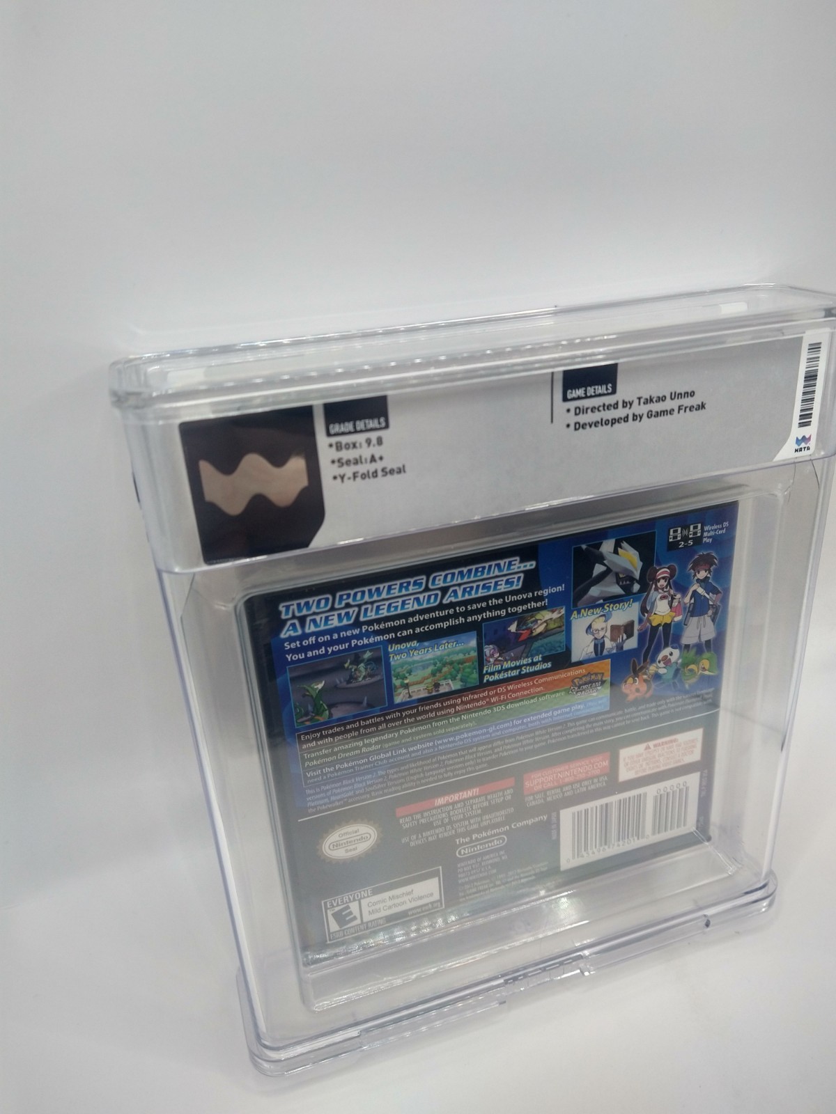 Pokemon Black Version 2 Nintendo DS (WATA 9.8 A+) NOT PSA, VGA [Brand New]
