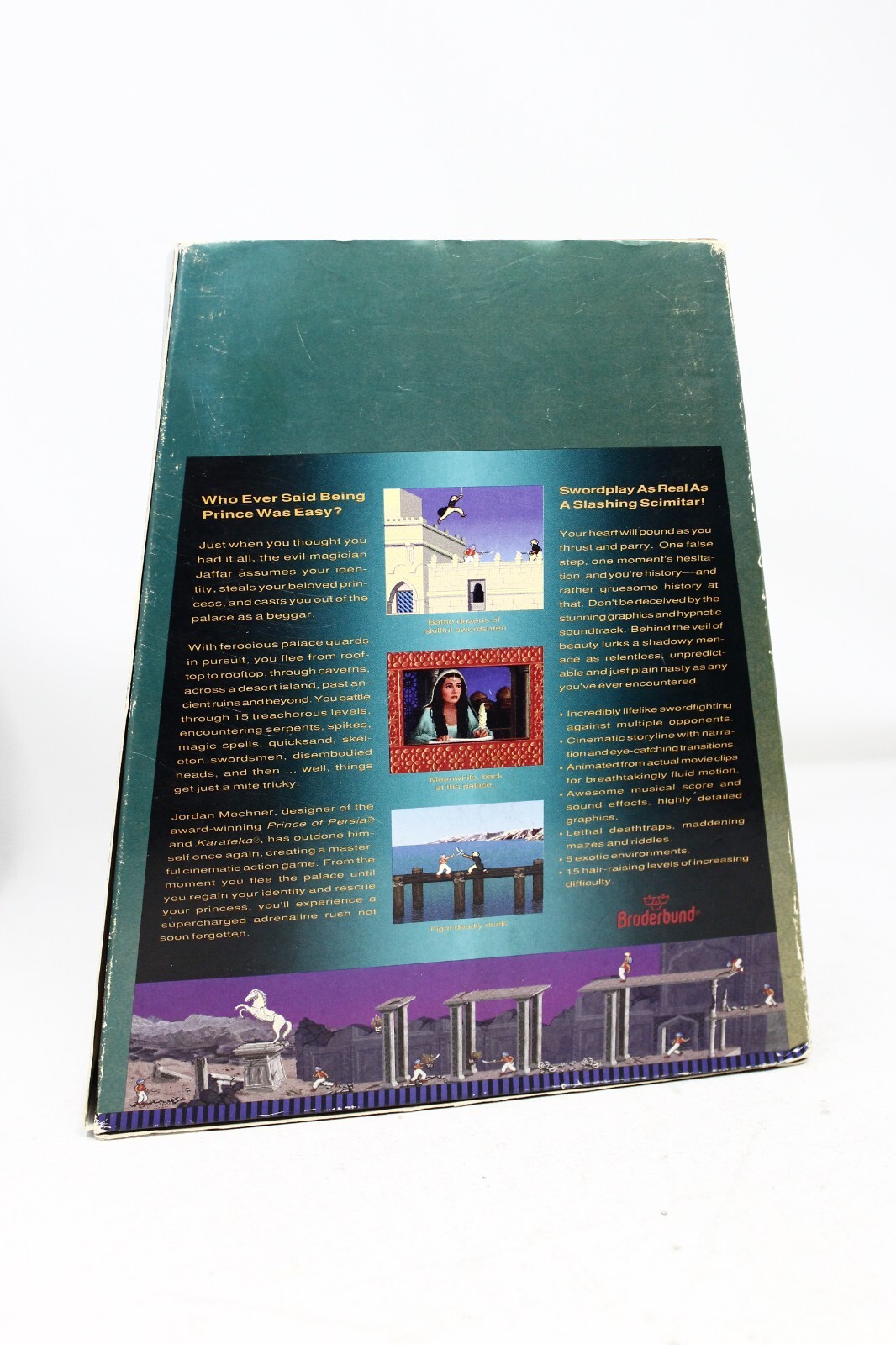 Prince of Persia 2: The Shadow & The Flame Trapezoid Big Box (Brøderbund, 1993)+