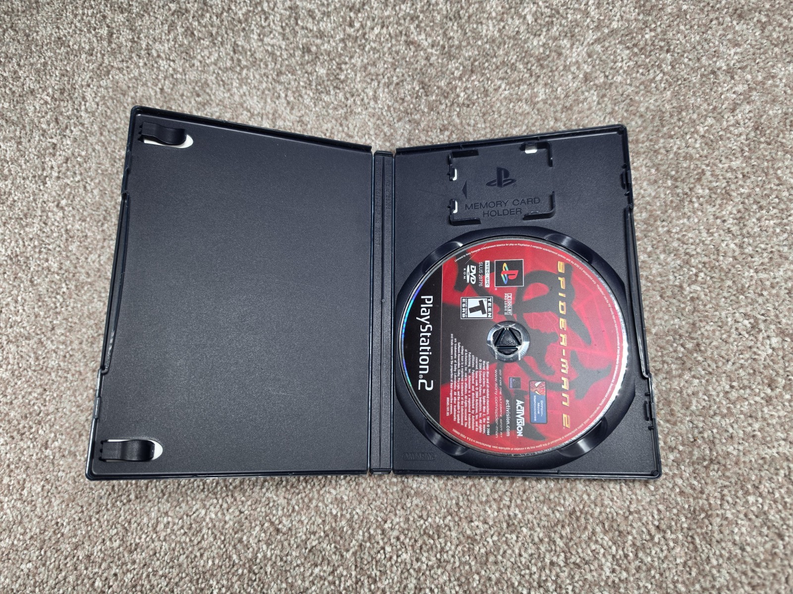 Spider-Man 2 PS2 PlayStation 2 Game Case & Disc Only Untested No Manual