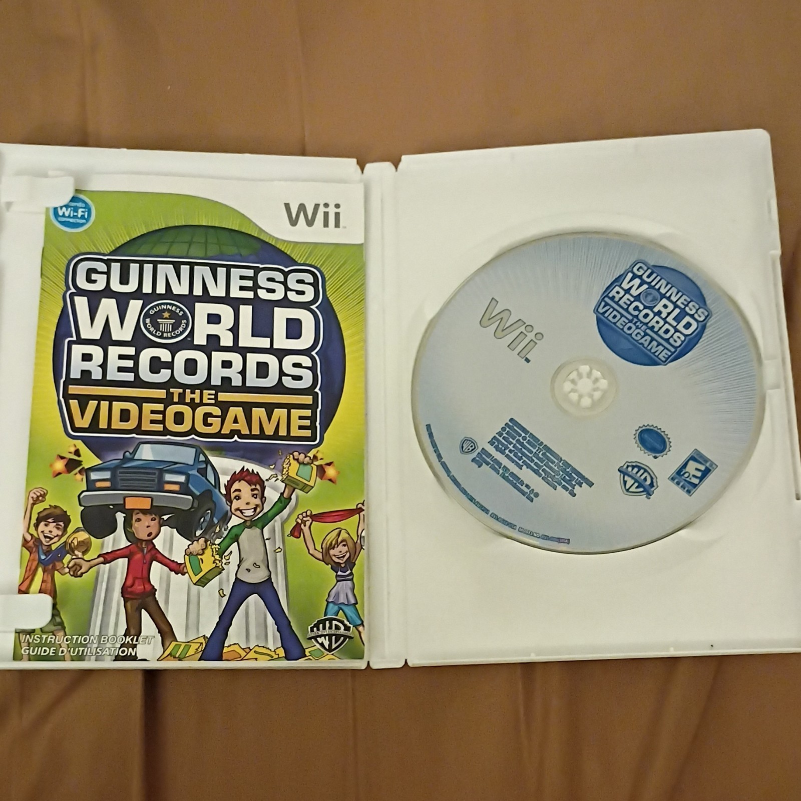 WB Games Guinness World Records: The Videogame Nintendo Wii 2008 E10+ Manual