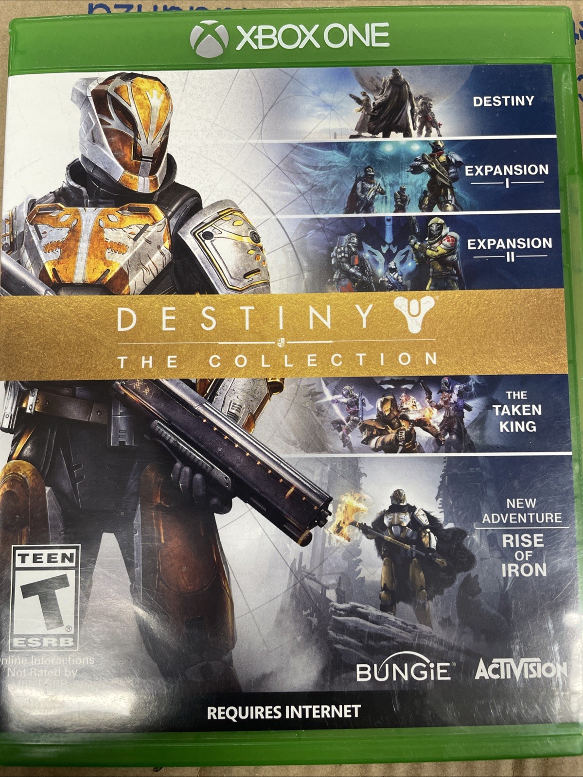 Destiny: The Collection (Microsoft Xbox One, 2016) Complete CIB