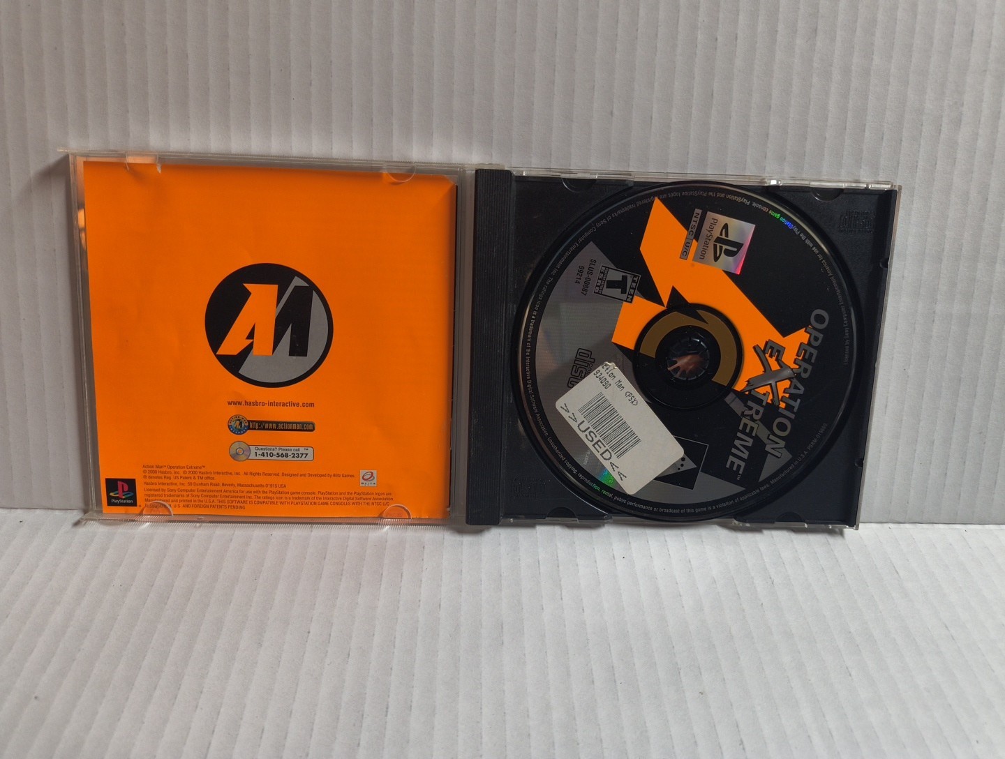 Action Man: Operation Extreme (Sony PlayStation 1, 2000)Cib Tested And Working