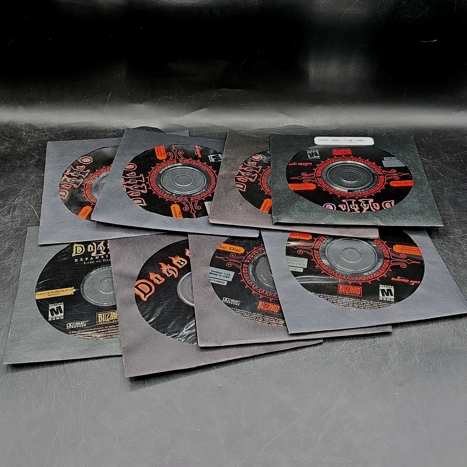 Diablo II 2 (Vintage PC Game Blizzard, 2000) 3-Disc Set W/ Manual, Key, & Extras