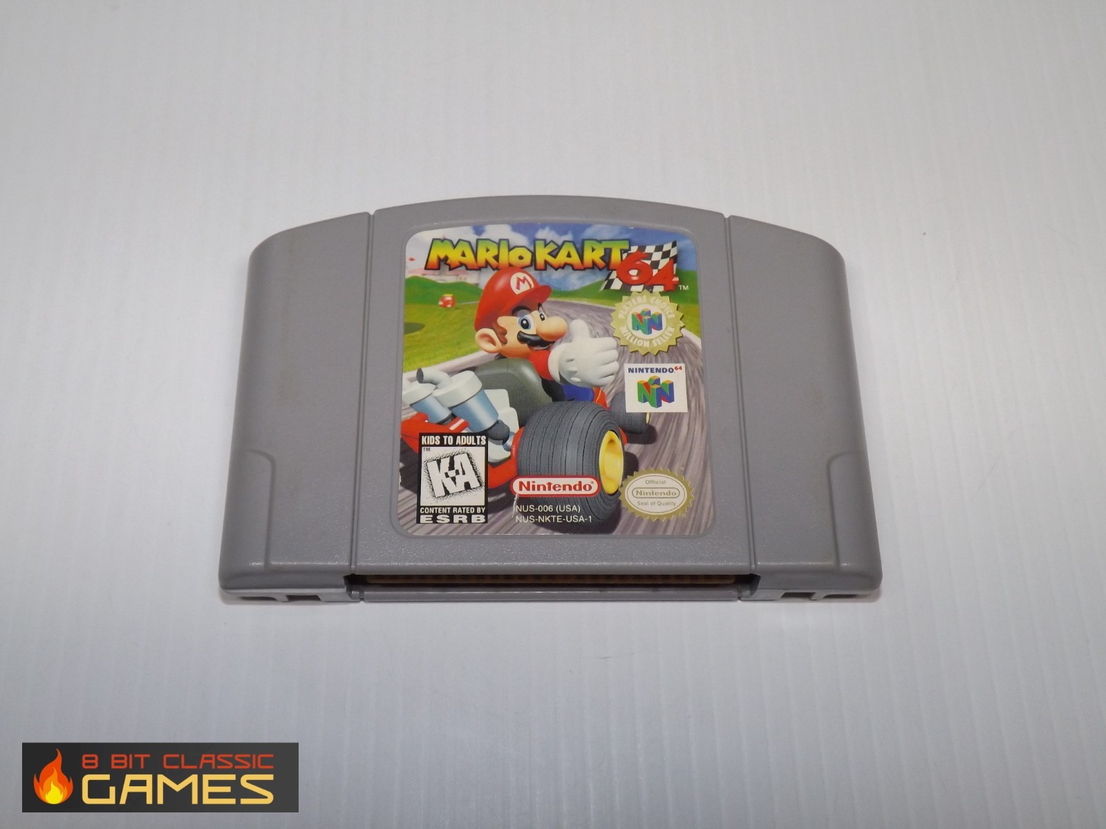 AUTHENTIC! Mario Kart 64 – GAME ONLY – NINTENDO 64 – 73a