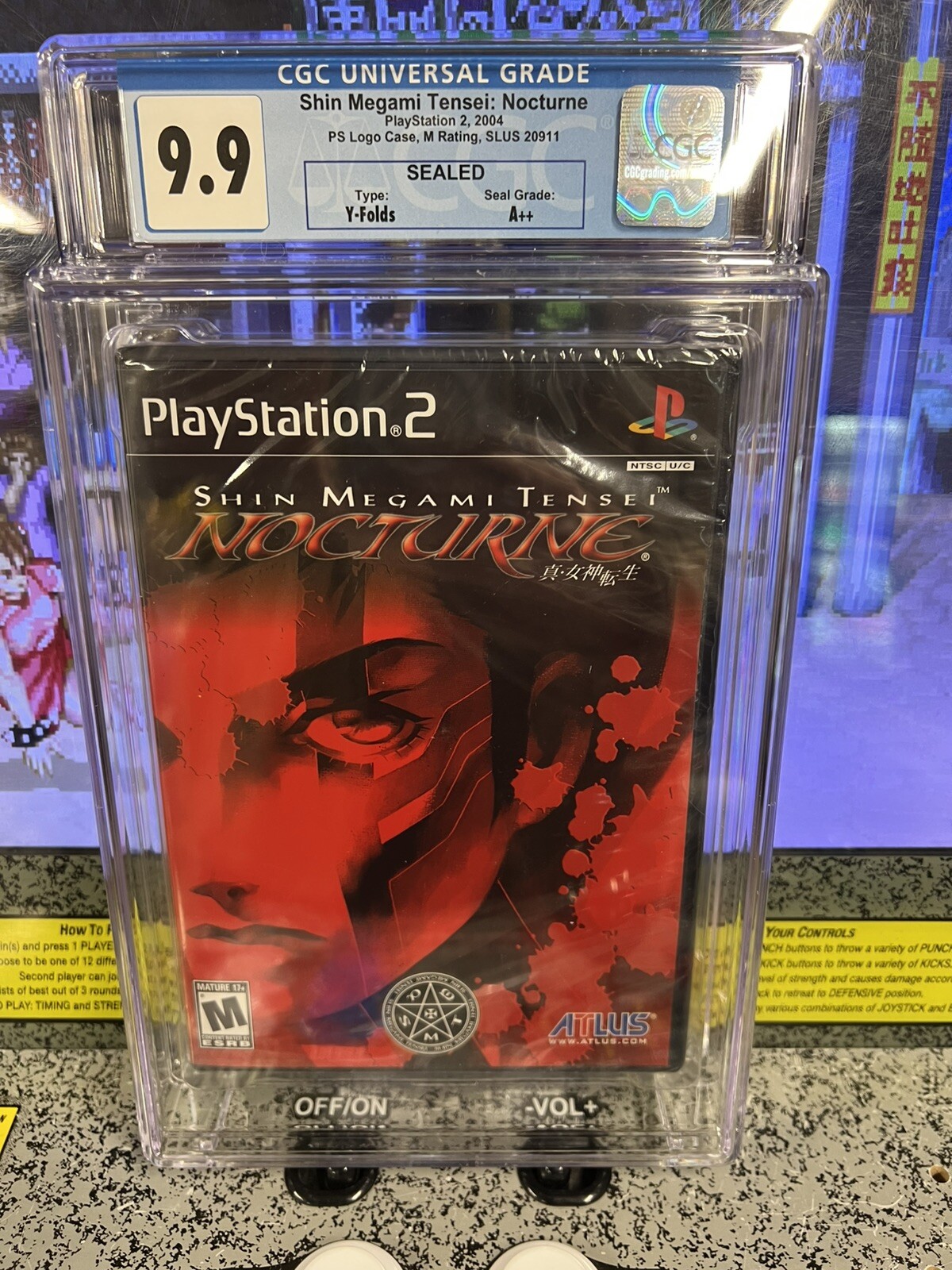 2004 PS2 Shin Megami Tensei: Nocturne Graded CGC 9.9 A++ Factory Sealed *READ*
