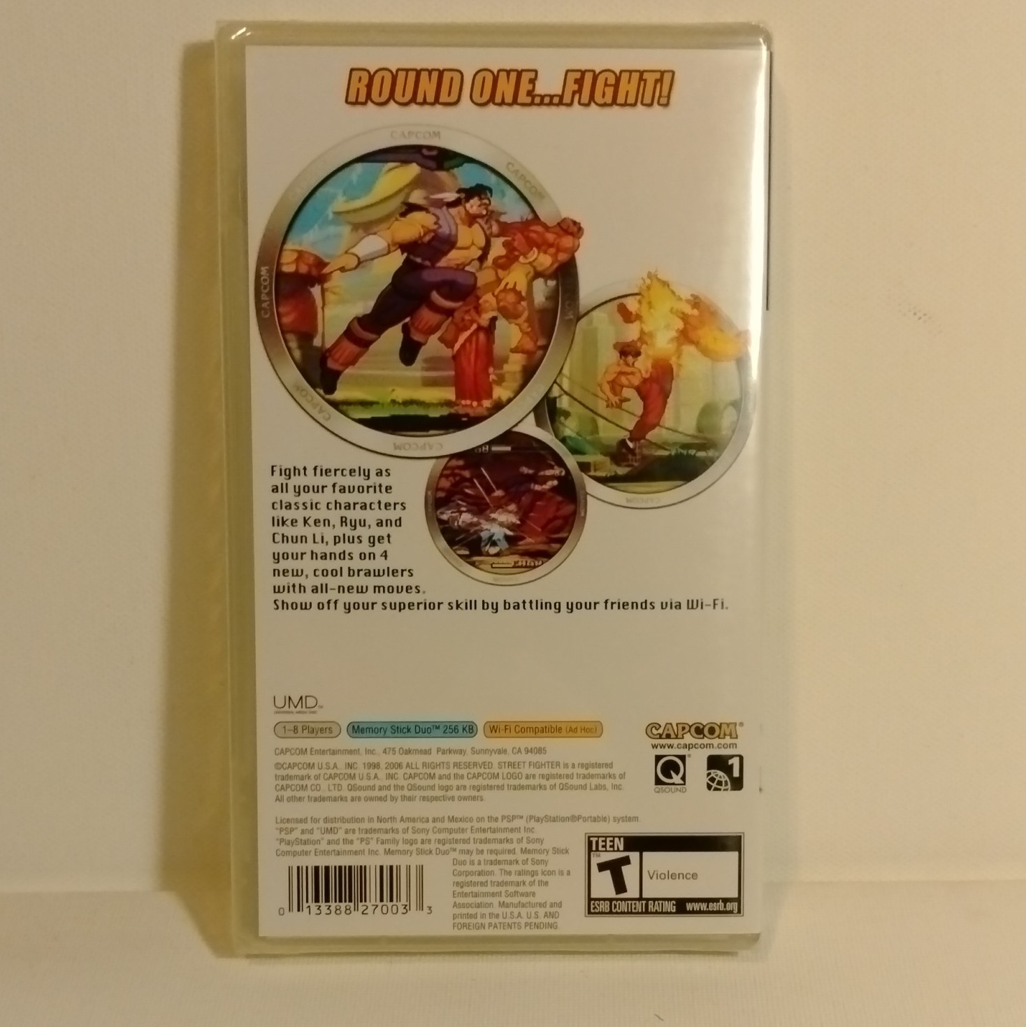 Capcom Street Fighter Alpha 3 MAX Sony PSP Fighting Multiplayer T (2006)