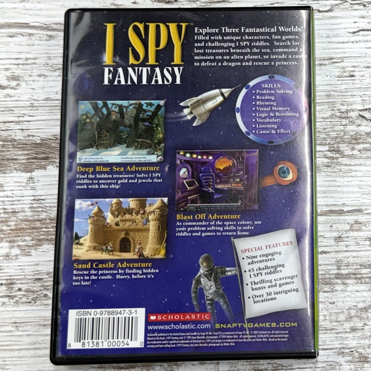 I Spy Fantasy DVD Game-Play On TV Scholastic