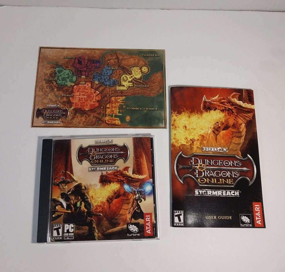 Dungeons & Dragons Online Stormreach PC DVD 2006 Game Free Shipping