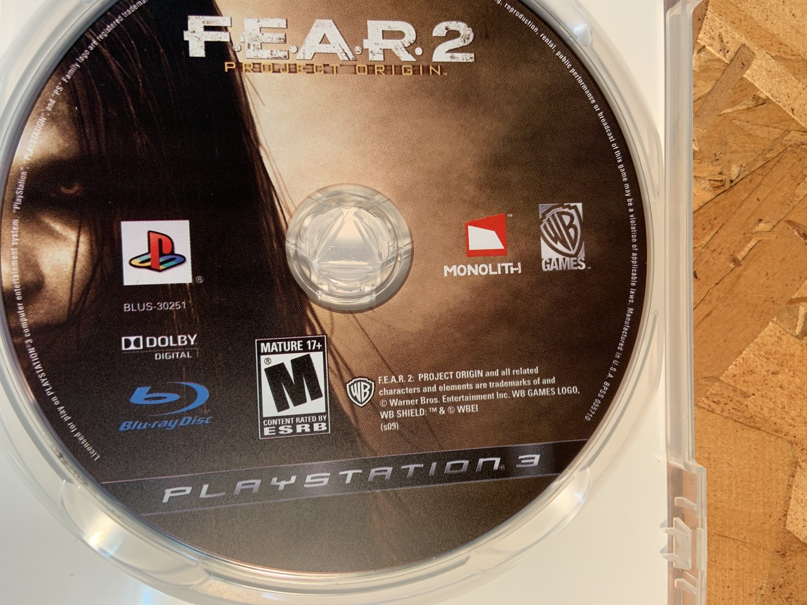 FEAR 2: Project Origin (Sony PS3 Tested and working (SEE VIDEO ) CIB