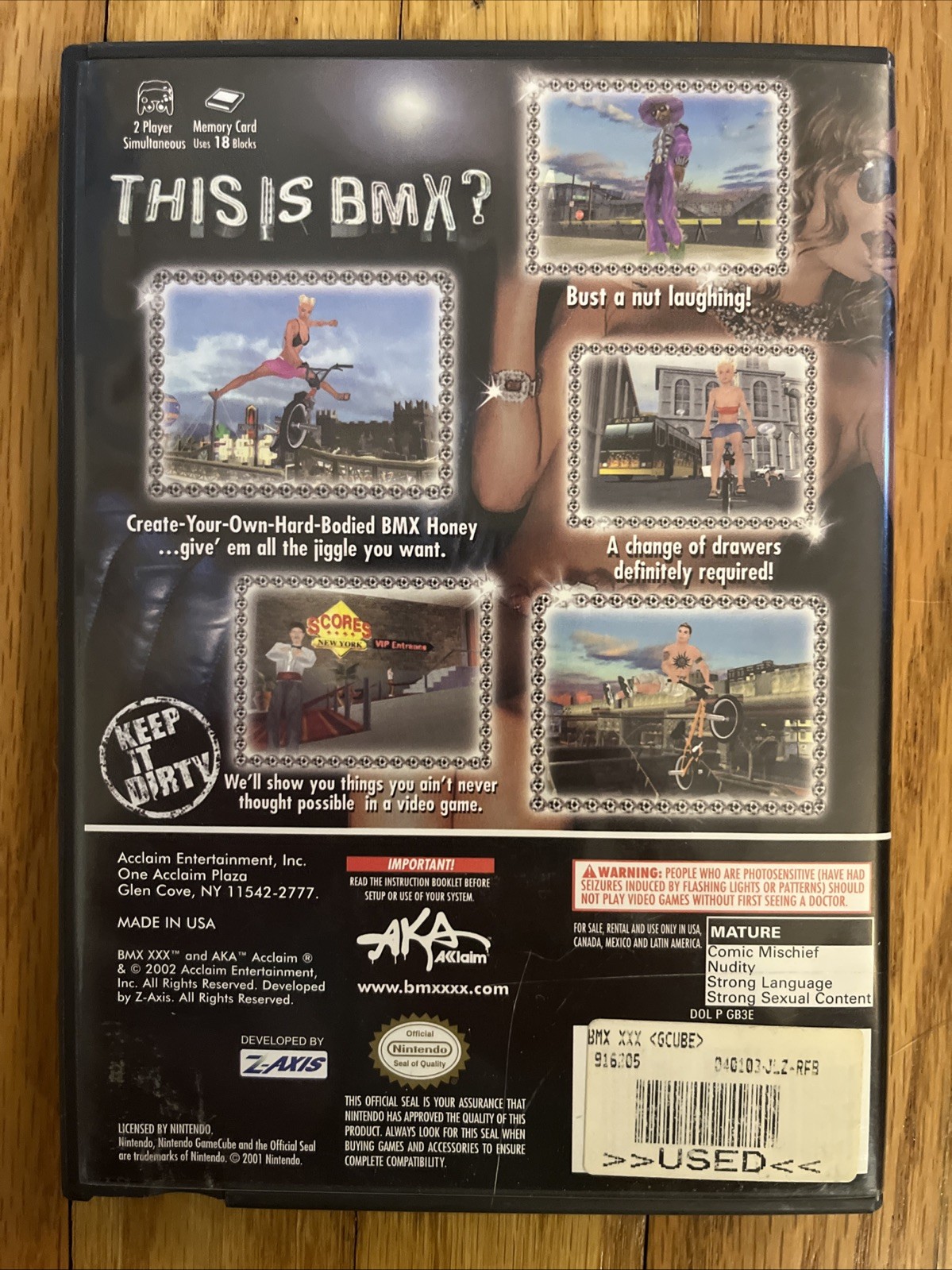 BMX XXX (Nintendo GameCube, 2002)