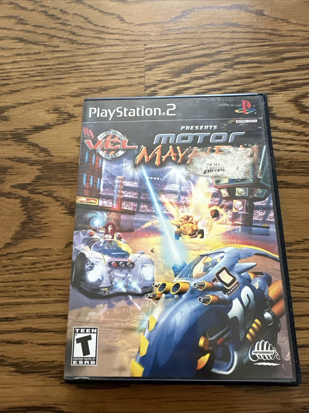 Motor Mayhem: Vehicular Combat League (PS2, 2001) Game & Case PlayStation 2
