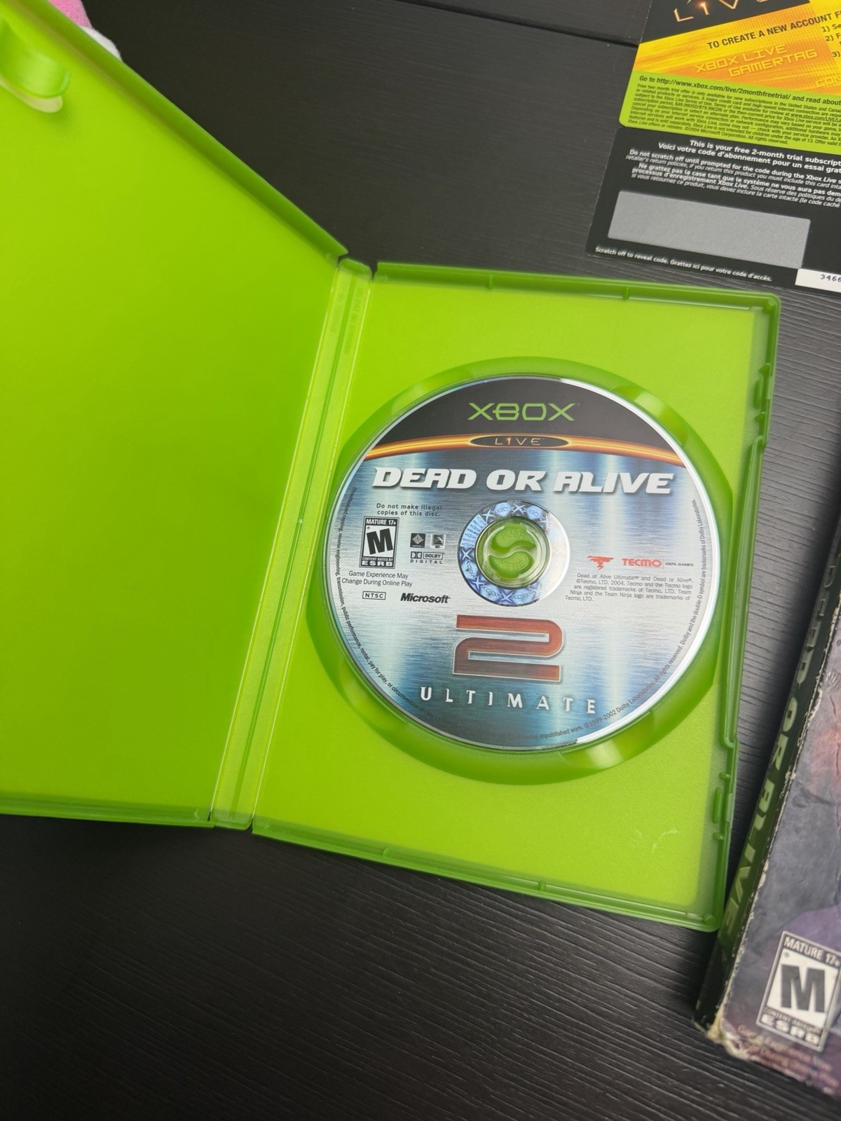 Dead or Alive Ultimate 1 & 2 (Microsoft Xbox, 2004) Complete