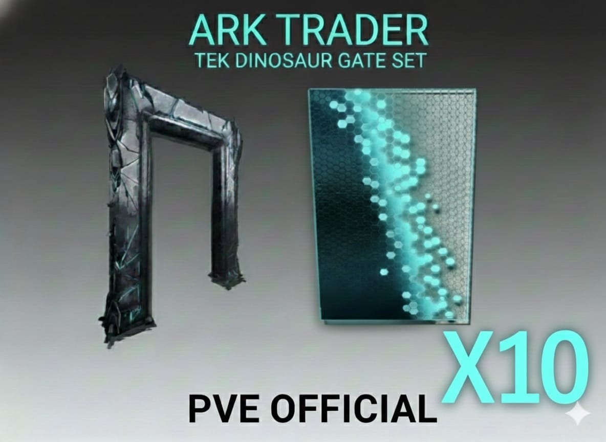 ARK Ascended X10 Tek Gate Set Official PVE Cheapest Price Pc/Xbox/Ps5