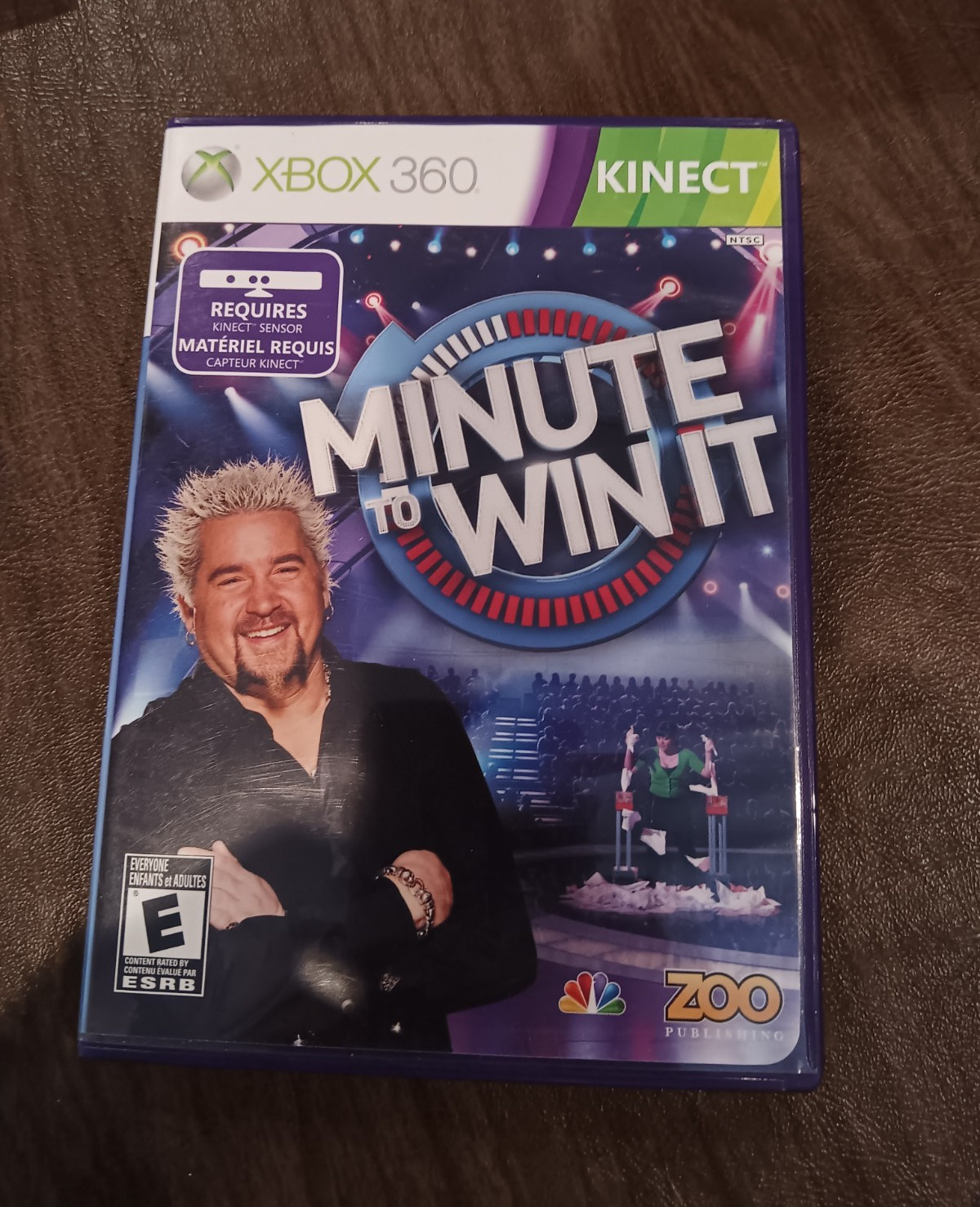 Zoo Games Minute to Win It Xbox 360 E Family/Kids Kinect Compatible
