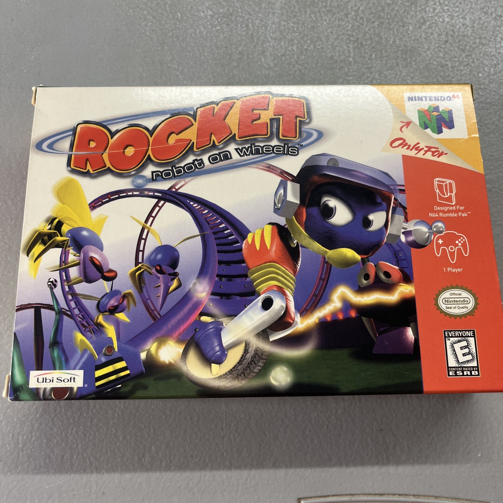 Rocket: Robot on Wheels (Nintendo 64 N64) w/ Reg Card CIB