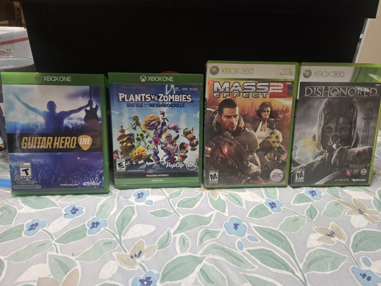 Xbox One and 360 Games Auction Lot Of 4 Mint Discs