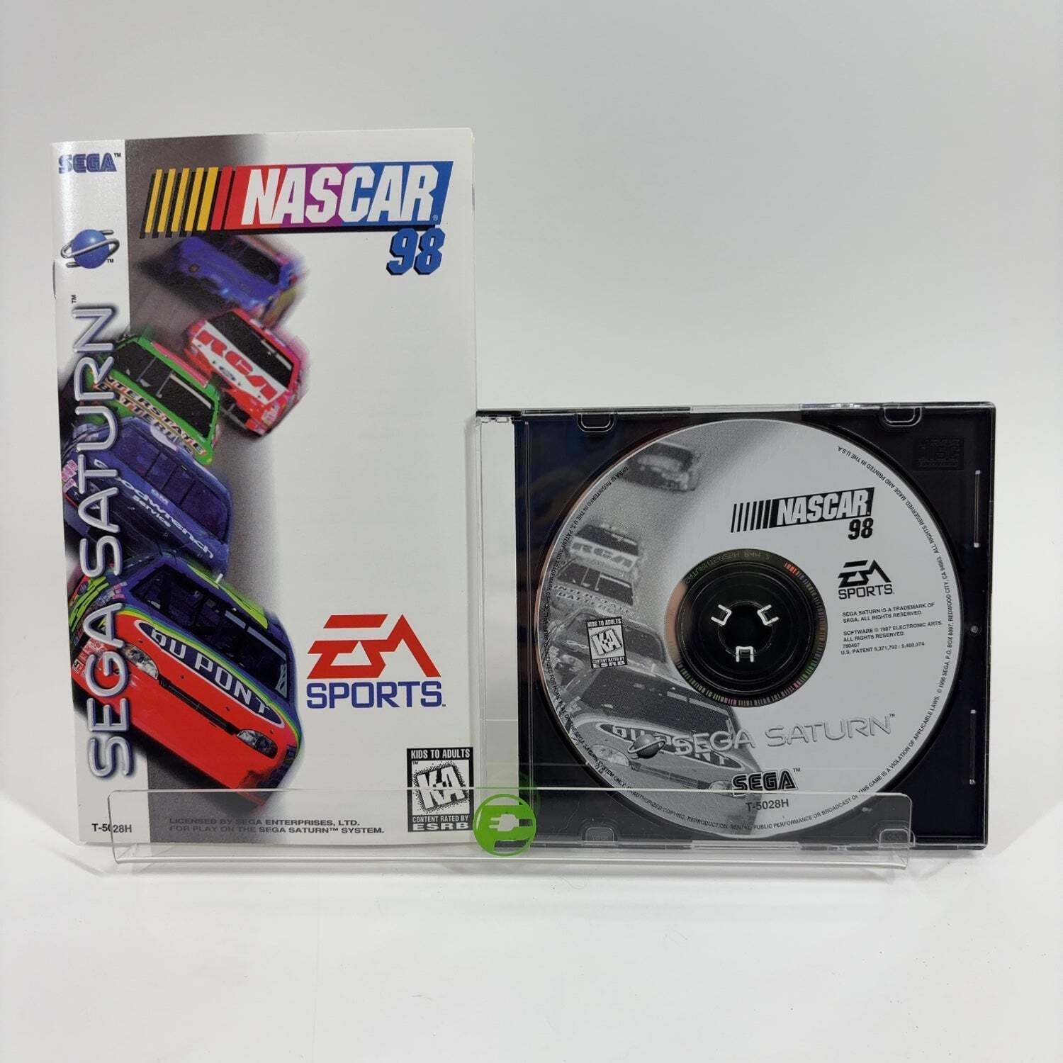 NASCAR 98 (Sega Saturn, 1997) Disc + Manual