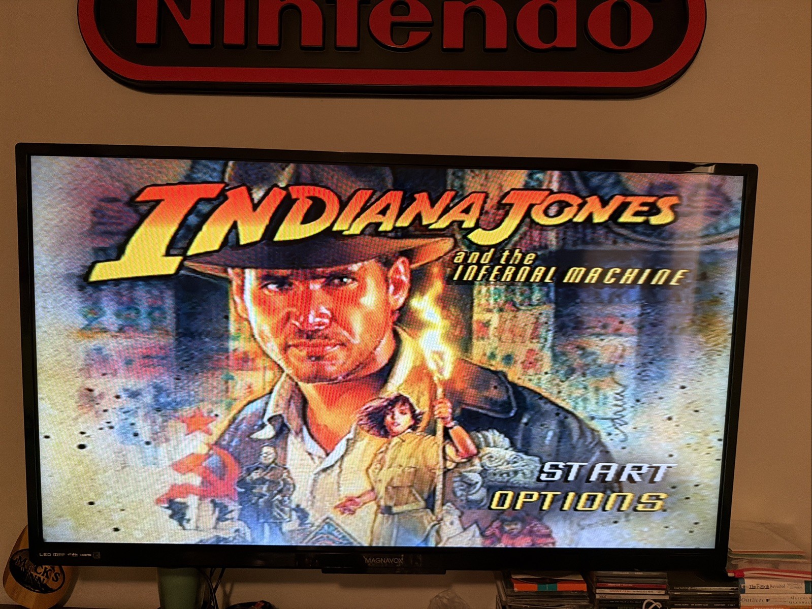 Indiana Jones Infernal Machine Nintendo 64 N64 Cart Only Authentic