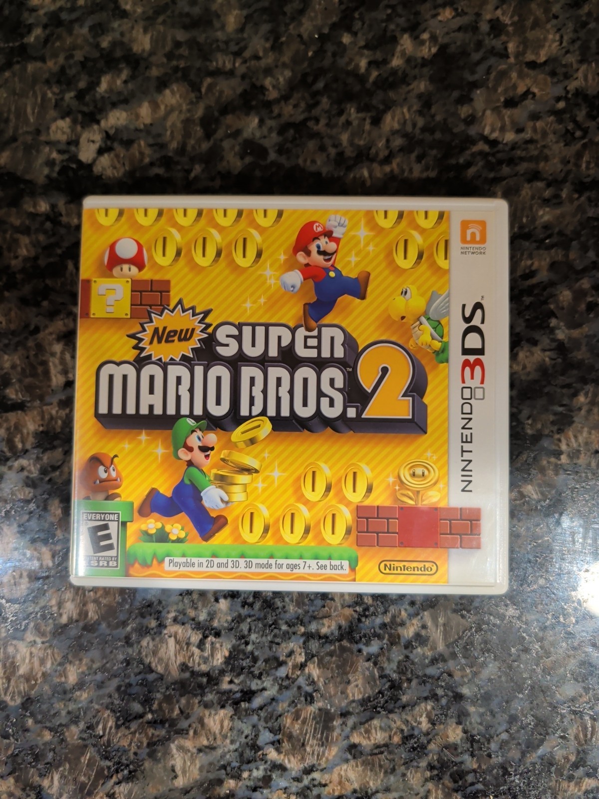 New Super Mario Bros 2 3DS CIB Nintendo Complete In Box Tested Working Authentic