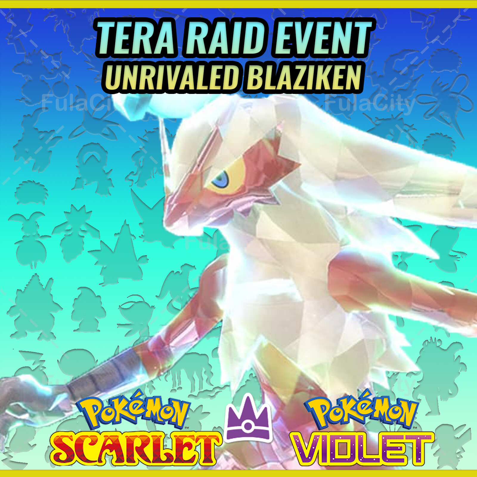 BLAZIKEN TERA RAID EVENT ⚡ POKEMON SCARLET & VIOLET ⚡ 6 IV ⚡ MIGHTIEST MARK