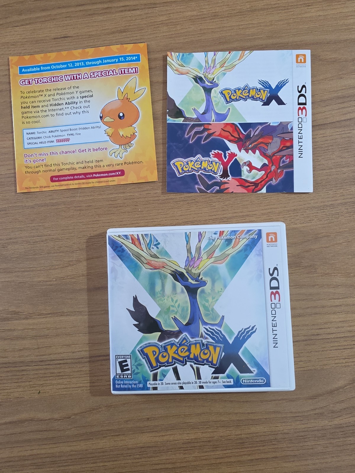 Pokemon X (Nintendo 3DS, 2013)