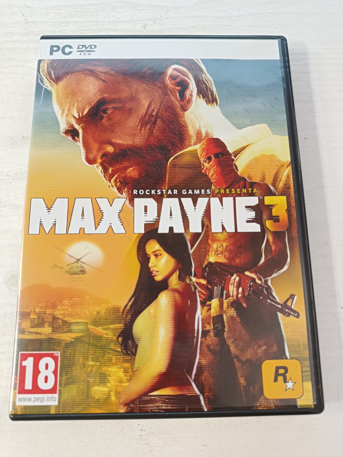 Max Payne 3 Rockstar Games (Spain Edition 2012) Juego PC DVD-ROM English VG