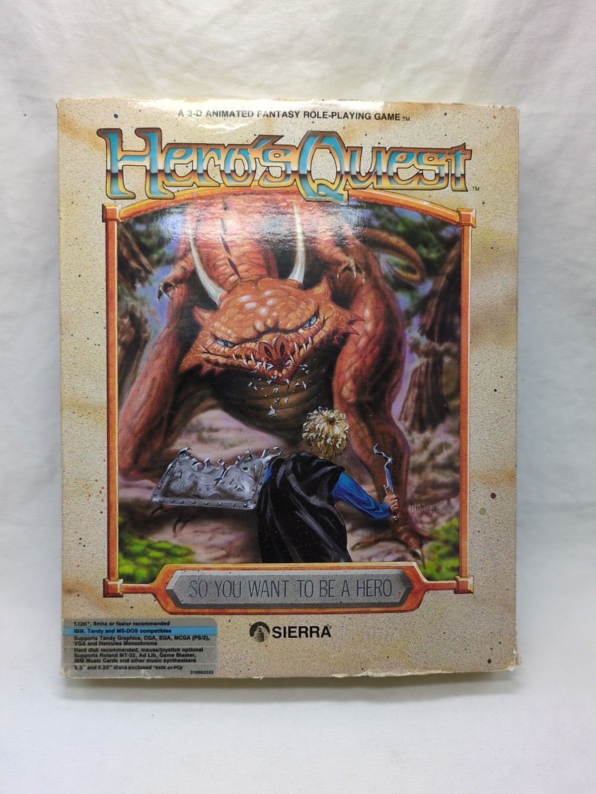 Hero’s Quest A 3-D Animated Fantasy Role-Playing Game