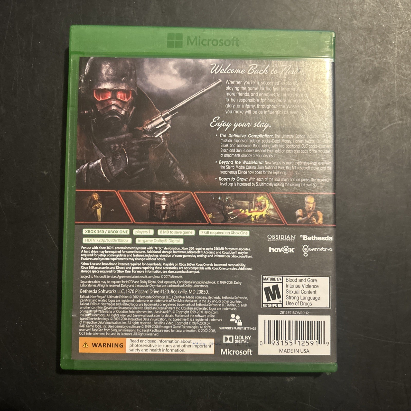 Fallout: New Vegas [Ultimate Edition] (Xbox 360, 2016)