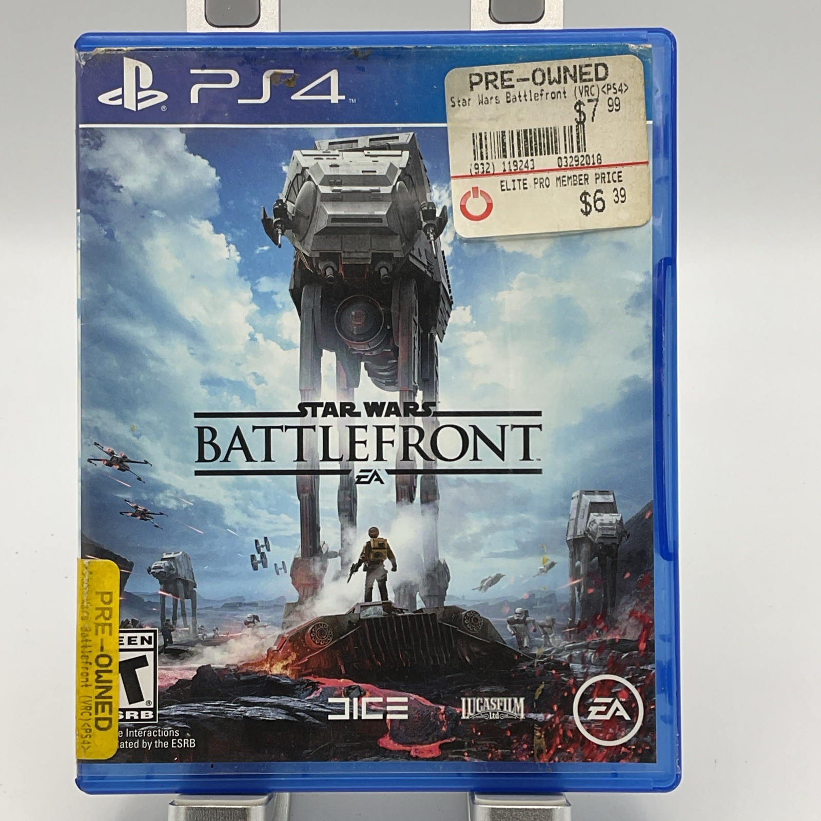 Star Wars: Battlefront (PlayStation 4, 2015)(GAME AND INSERTS ONLY NO MANUAL)