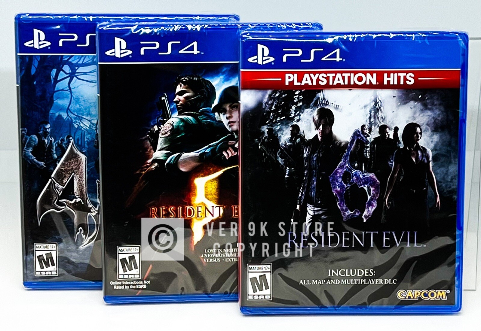 Resident Evil Bundle 4 + 5 + 6 – PS4 – Brand New | Factory Sealed