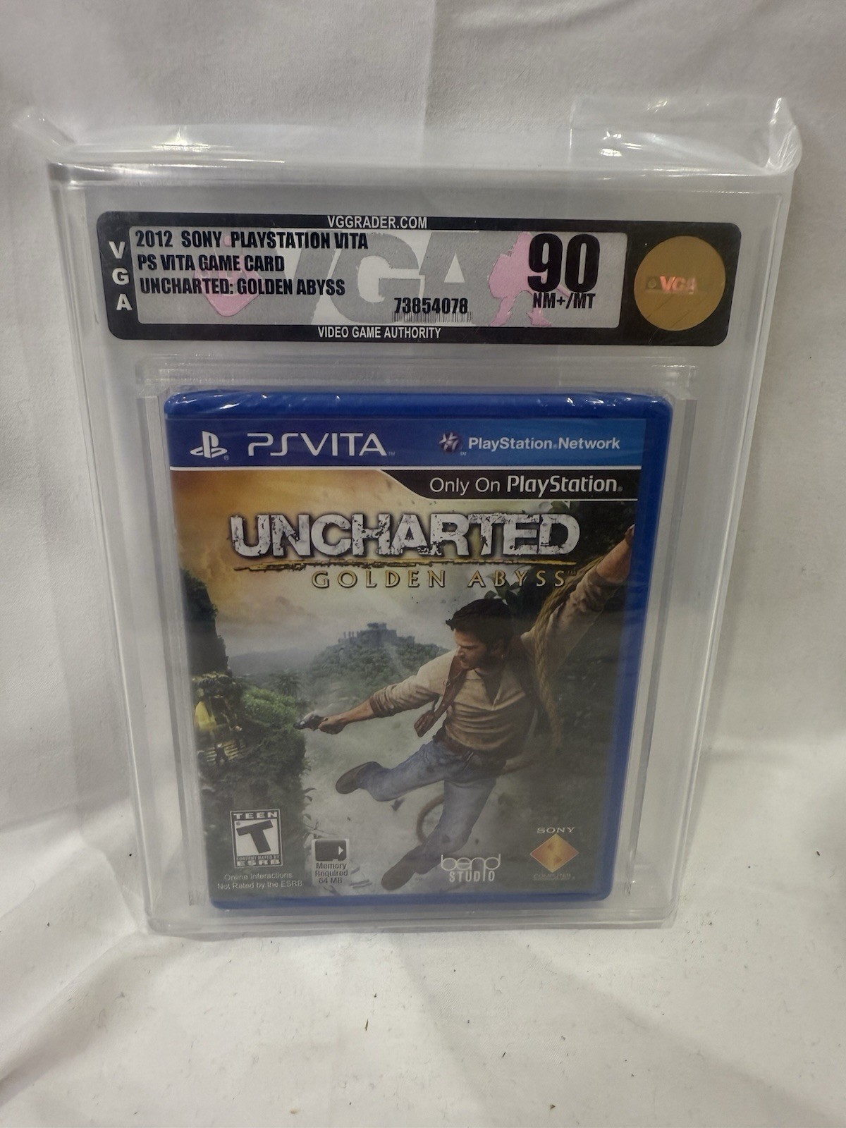 Uncharted: Golden Abyss (PlayStation Vita, 2012) Graded VGA 90