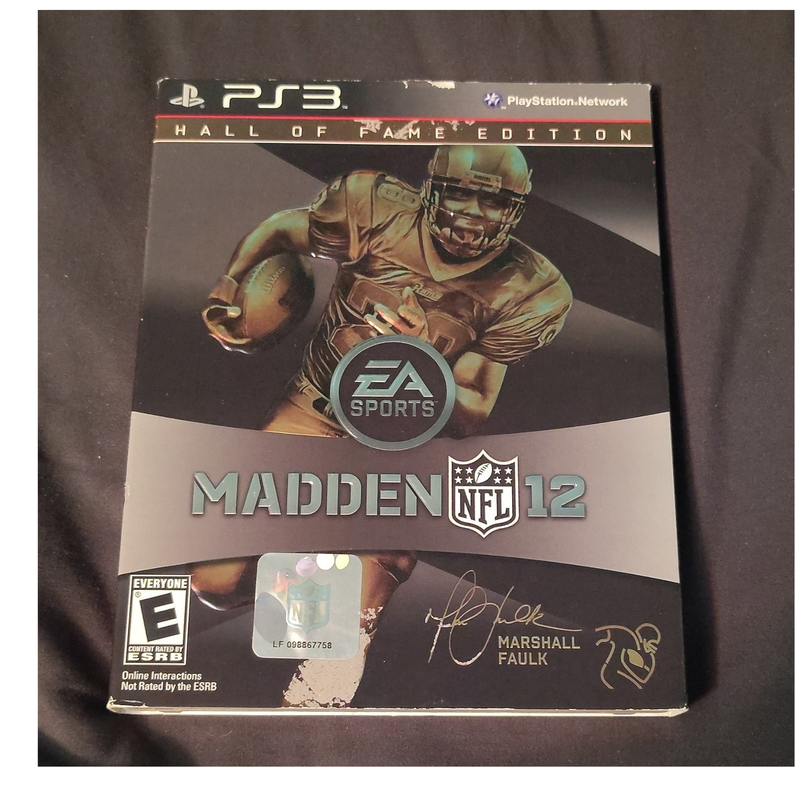 EA SPORTS Madden NFL 12 Hall of Fame Edition PS3 2011 CIB E NTSC-U/C
