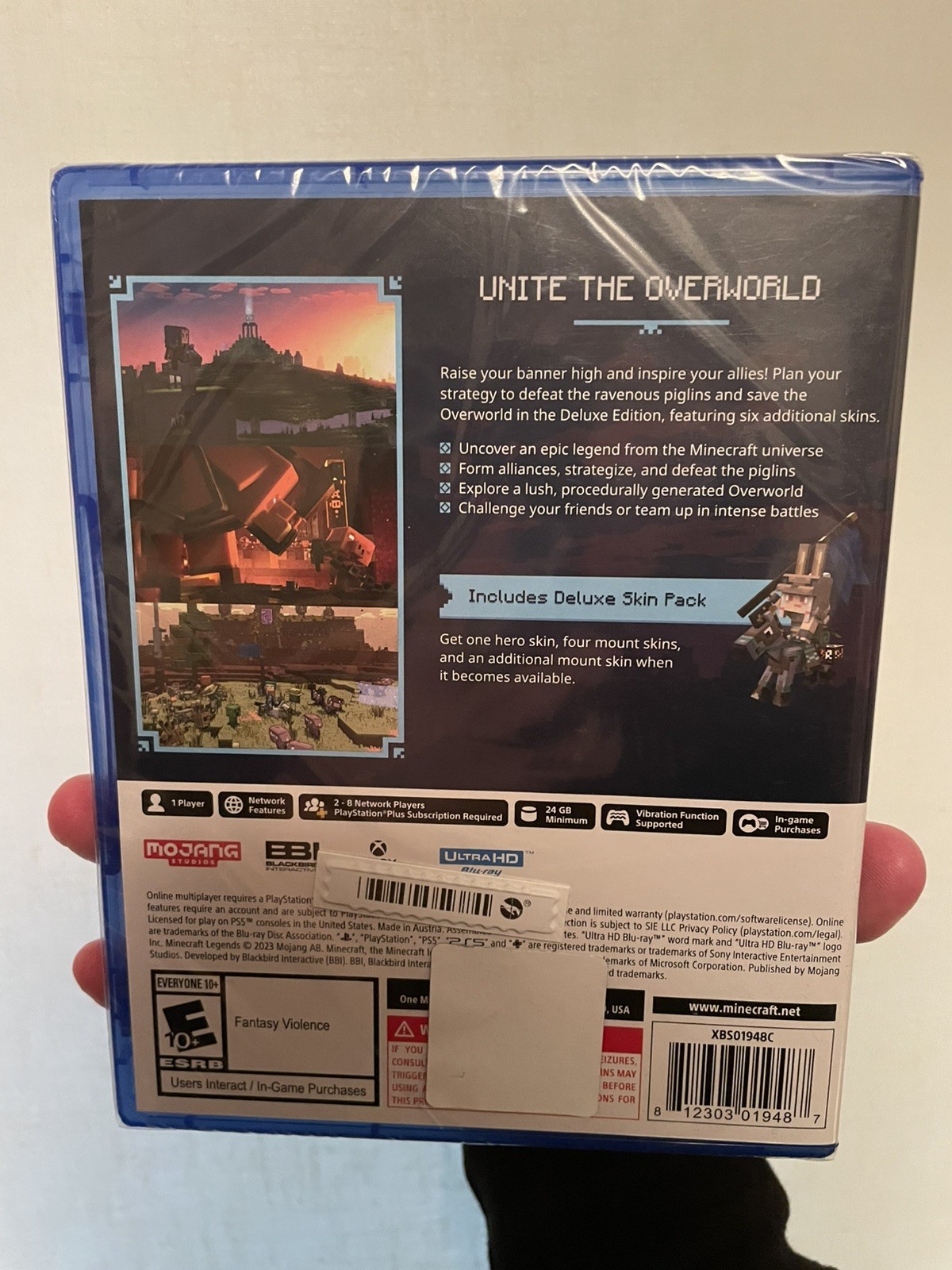 Brand New! Minecraft Legends Deluxe Edition (Sony PlayStation 5 PS5) Sealed