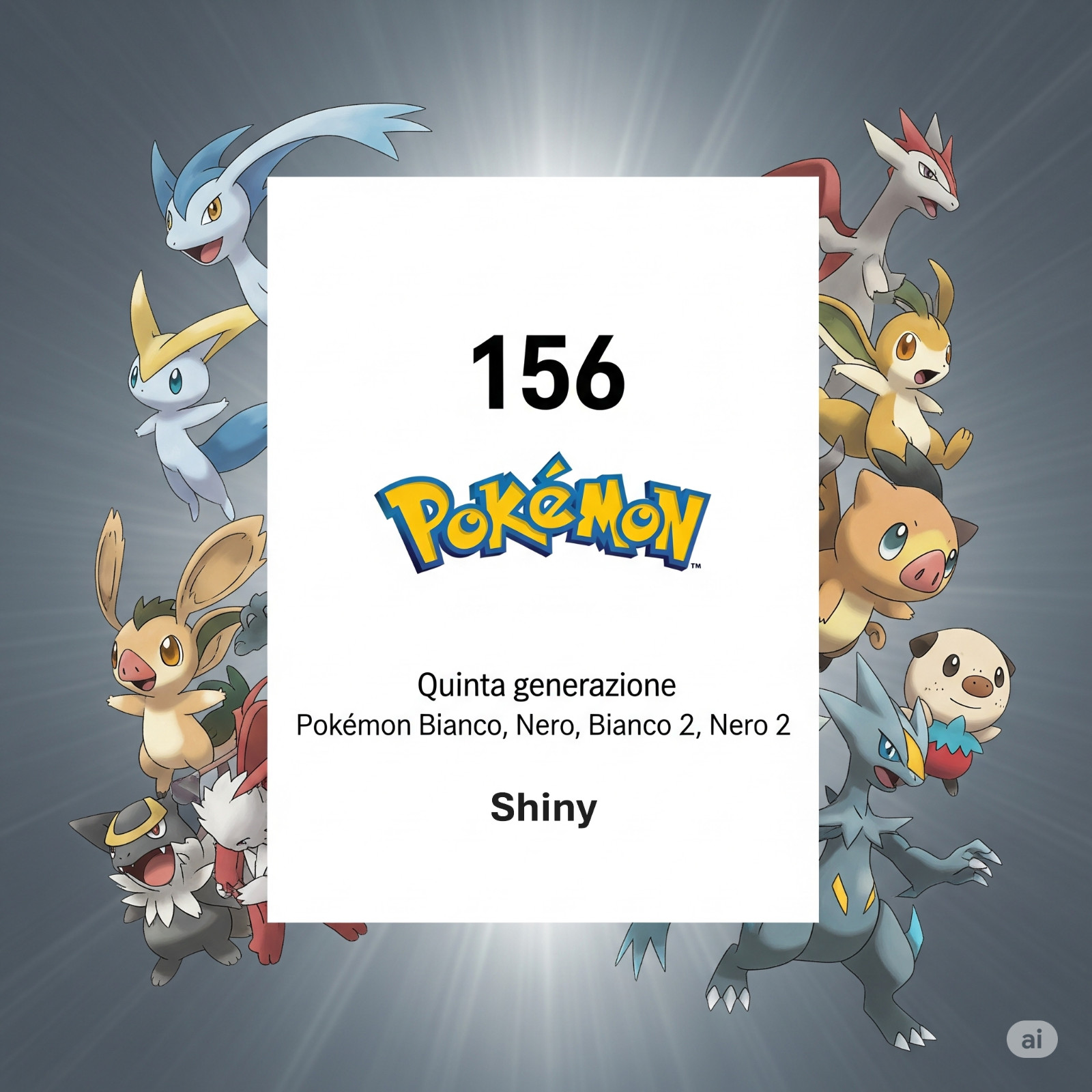 Pokedex Complete Shiny Fifth Gen 156 Pokemon White Black White 2 Black 2 Unima